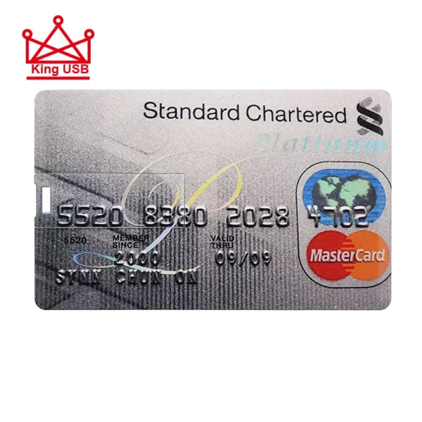 ⁦Bank Card Series 4GB 8GB 16GB 32GB 64GB 128GB USB Flash Drive Car Key Memory Stick Flash Pen Drive U disk⁩ - الصورة ⁦4⁩
