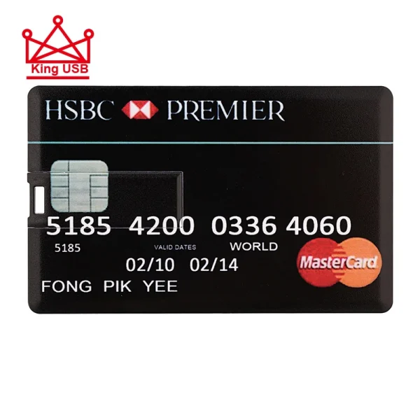 ⁦Bank Card Series 4GB 8GB 16GB 32GB 64GB 128GB USB Flash Drive Car Key Memory Stick Flash Pen Drive U disk⁩ - الصورة ⁦5⁩