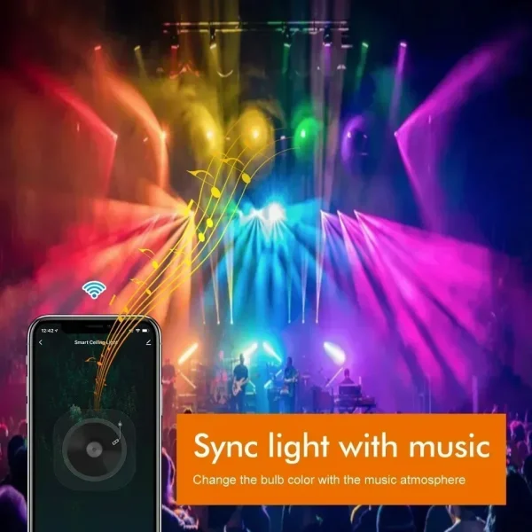 ⁦مصباح ذكي يعمل مع Alexa Google Home⁩ - الصورة ⁦6⁩