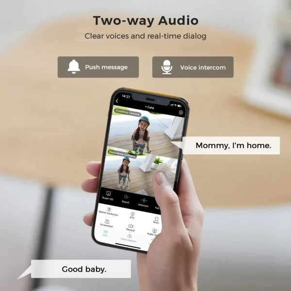 ⁦10MP 5K IP Camera Security Protection Wifi PTZ Dual Lens 5G HD Outdoor Surveillance Camera Human Detection Tracking Night Vison⁩ - الصورة ⁦6⁩